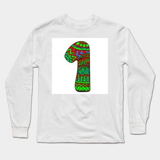 Alphabet 174 (Style:1) Long Sleeve T-Shirt